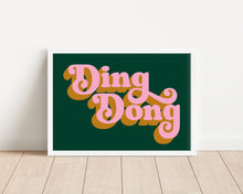 Load image into Gallery viewer, *Framed* Ding Dong Print