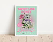 Load image into Gallery viewer, *Framed* Karma is A Cat Print