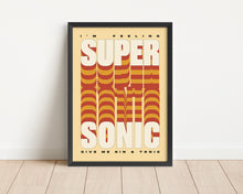 Load image into Gallery viewer, *Framed* I'm Feeling Supersonic Framed Print