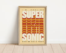 Load image into Gallery viewer, *Framed* I'm Feeling Supersonic Framed Print