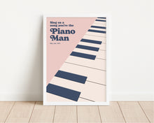 Load image into Gallery viewer, *Framed* Piano Man Print