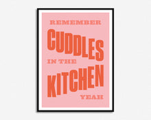 Load image into Gallery viewer, SECONDS SALE Cuddles In The Kitchen Print