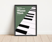 Load image into Gallery viewer, *Framed* Piano Man Print