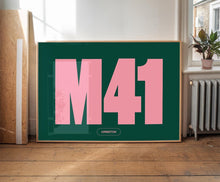 Load image into Gallery viewer, Custom Postcode Town Print | Choose Your Colour, Postcode & Town
