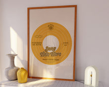 Load image into Gallery viewer, Custom Personalised Vinyl Music Print