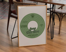 Load image into Gallery viewer, Custom Personalised Vinyl Music Print