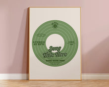 Load image into Gallery viewer, Custom Personalised Vinyl Music Print