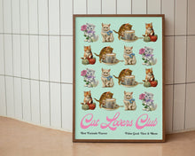 Load image into Gallery viewer, Cat Lovers Club Print