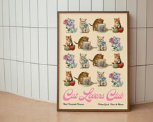 Load image into Gallery viewer, Cat Lovers Club Print