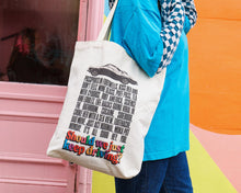 Load image into Gallery viewer, SECONDS SALE Keep Driving Heavyweight Tote Bag in Natural