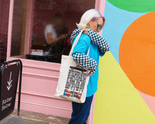 Load image into Gallery viewer, SECONDS SALE Keep Driving Heavyweight Tote Bag in Natural