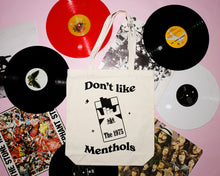 Load image into Gallery viewer, SECONDS SALE Black Don't Like Menthols Heavyweight Tote Bag