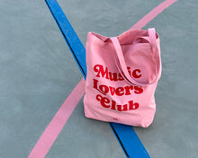 Load image into Gallery viewer, Music Lovers Club Heavyweight Tote Bag