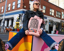 Load image into Gallery viewer, Keep Driving Heavyweight Tote Bag in Pink