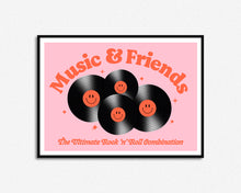 Load image into Gallery viewer, Music & Friends Vinyl Print