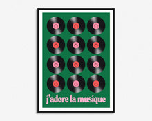 Load image into Gallery viewer, J'adore La Musique Print