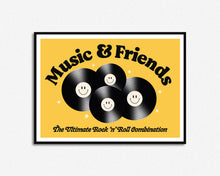 Load image into Gallery viewer, Music & Friends Vinyl Print