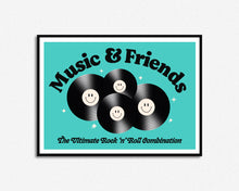 Load image into Gallery viewer, Music & Friends Vinyl Print
