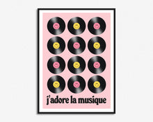 Load image into Gallery viewer, J'adore La Musique Print