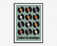 Load image into Gallery viewer, J'adore La Musique Print
