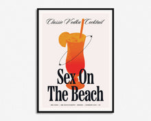 Load image into Gallery viewer, Sex On The Beach Cocktail Print