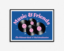 Load image into Gallery viewer, Music & Friends Vinyl Print