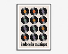 Load image into Gallery viewer, J'adore La Musique Print