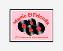 Load image into Gallery viewer, Music & Friends Vinyl Print