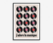 Load image into Gallery viewer, J'adore La Musique Print