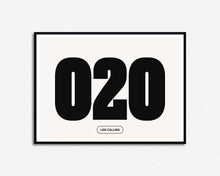 Load image into Gallery viewer, 020 London Calling Print