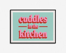 Load image into Gallery viewer, Cuddles In The Kitchen Landscape Print
