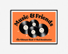 Load image into Gallery viewer, Music & Friends Vinyl Print
