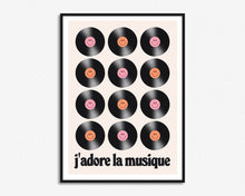 Load image into Gallery viewer, J'adore La Musique Print