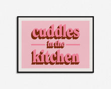 Load image into Gallery viewer, Cuddles In The Kitchen Landscape Print