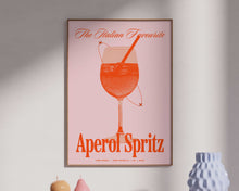 Load image into Gallery viewer, Aperol Spritz Cocktail Print