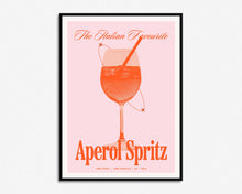 Load image into Gallery viewer, Aperol Spritz Cocktail Print