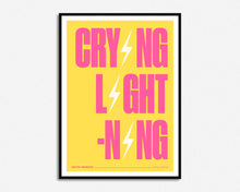 Load image into Gallery viewer, Crying Lightning Print