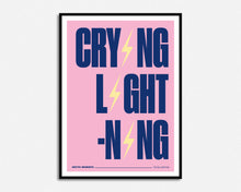 Load image into Gallery viewer, Crying Lightning Print