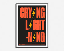 Load image into Gallery viewer, Crying Lightning Print