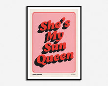 Load image into Gallery viewer, Sun Queen Lyrics Print