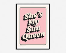 Load image into Gallery viewer, Sun Queen Lyrics Print