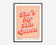 Load image into Gallery viewer, Sun Queen Lyrics Print