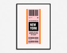 Load image into Gallery viewer, New York Print