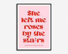 Load image into Gallery viewer, Roses By The Stairs Print