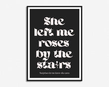 Load image into Gallery viewer, Roses By The Stairs Print