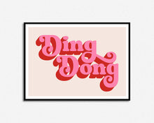 Load image into Gallery viewer, SECONDS SALE Ding Dong Print