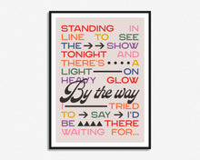 Load image into Gallery viewer, By The Way Print