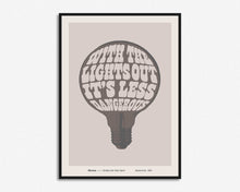 Load image into Gallery viewer, With The Lights Out Print