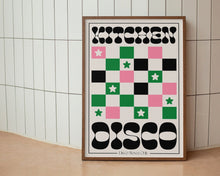 Load image into Gallery viewer, Kitchen Disco Checkerboard Print