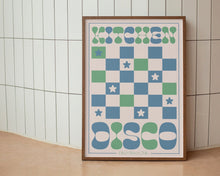 Load image into Gallery viewer, Kitchen Disco Checkerboard Print